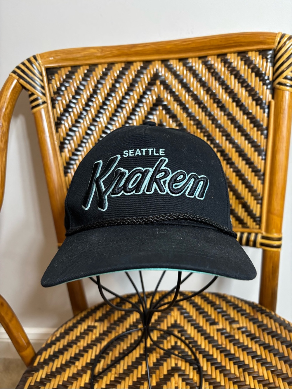 ‘47 Brand Seattle Kraken NHL Script Snapback Hat